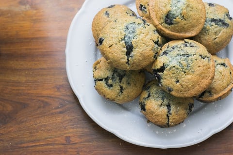 Muffins Santé aux Bleuets