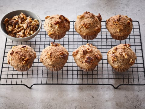 Muffins Végétaliens à L’érable