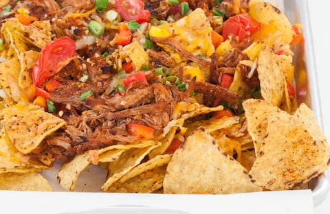 Nachos au Porc Effiloché Coup de Circuit