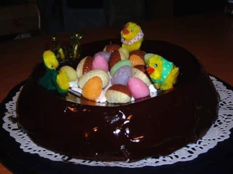 Nid de Pâques avec Glaçage Recette Facile de Pâques