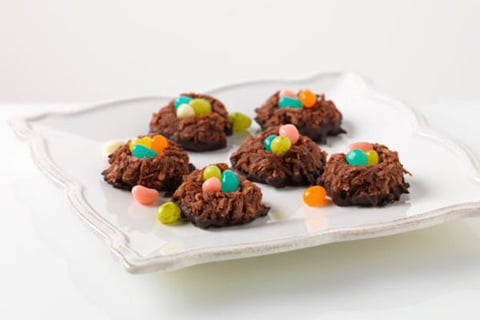 Nids à la Noix de Coco Chocolatés