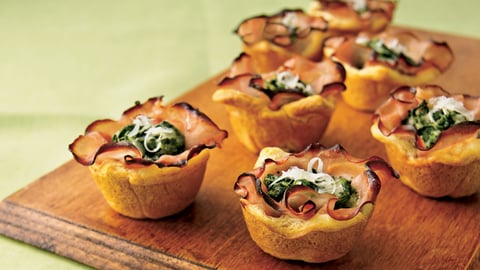 Nids au Jambon et aux Oeufs
