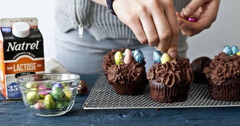 Nids de Pâques Chocolatés