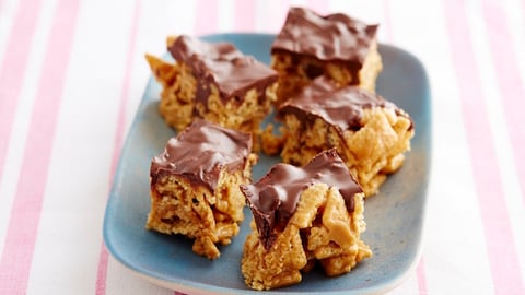 No-Bake Honey-Peanut Butter Bars Recette