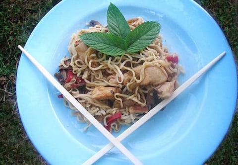Nouilles Chinoises au Poulet