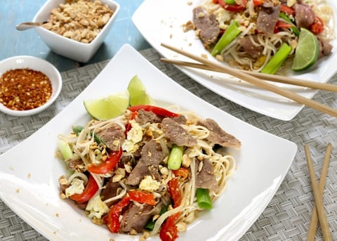 Nouilles Sautées à la Thaïlandaise (Pad Thai) au Canard