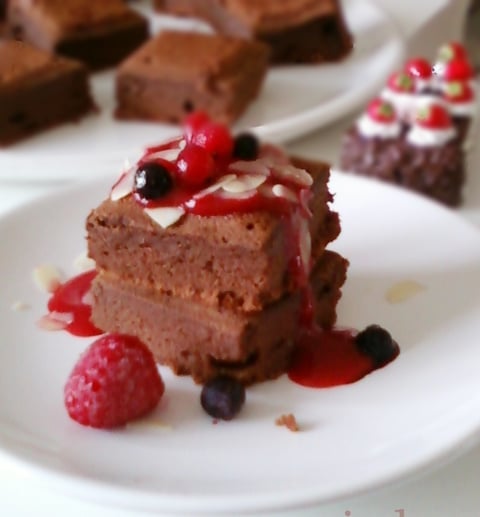 Gâteau Hyper Léger Chocolat & Fromage Blanc (sans beurre)