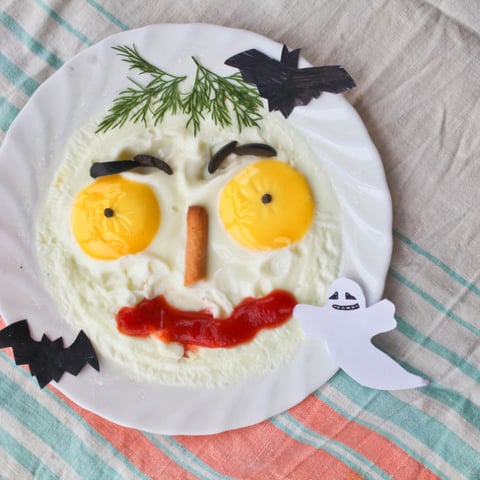 Oeuf au Plat Halloween