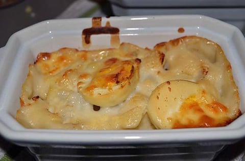 Oeuf Dur et Chou Fleur Bechamel