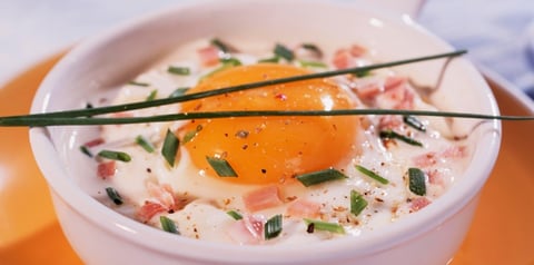 Œufs Cocotte Jambon Ciboulette