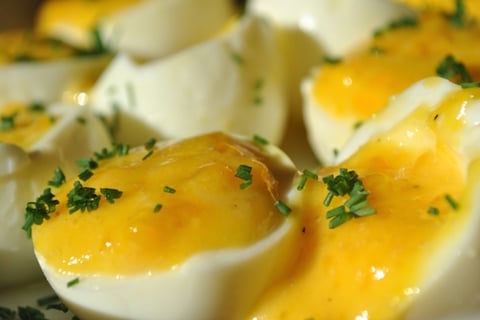 Œufs Mimosa au Cœur Coulant