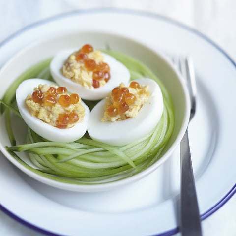 Œufs Mimosa aux Oeufs de Poissons