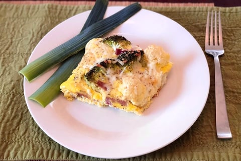 Omelette Brocoli Choux-Fleur Gratin