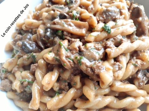 One Pot Pasta de Boeuf Stoganoff