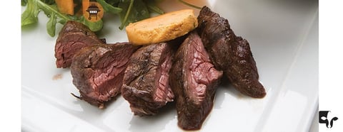 Onglet de Veau de Grain du Québec Grillé à L’échalote