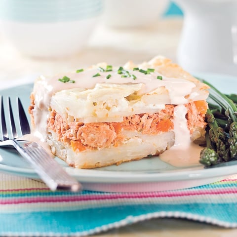 Pâté au Saumon Étagé à la Mijoteuse
