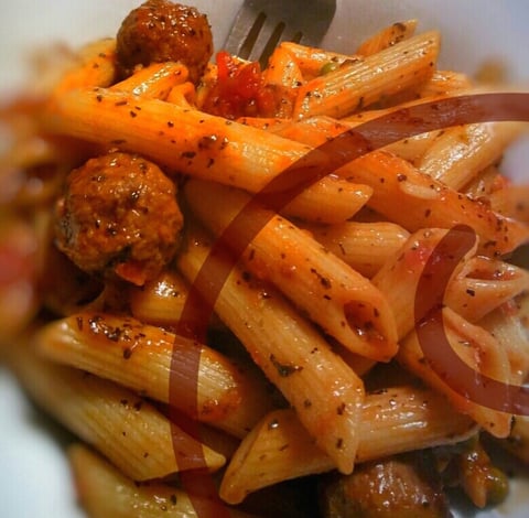 Pâtes à la Saucisse iItalienne (forte/douce)