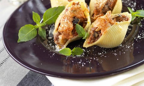 Pâtes Farcies aux Patates Douces et Oignons