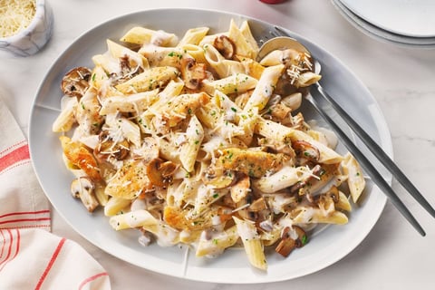 Pâtes Poulet et Champignons