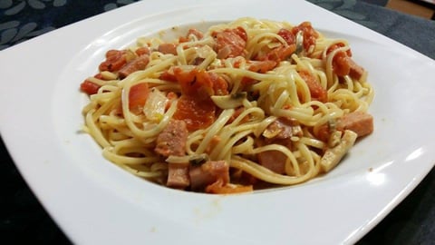 PÂTES SAUCE ROSÉE