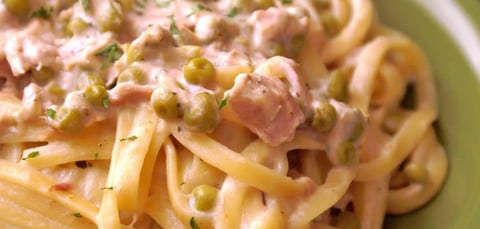 Pâtes Simplissimes au Thon et aux Pois