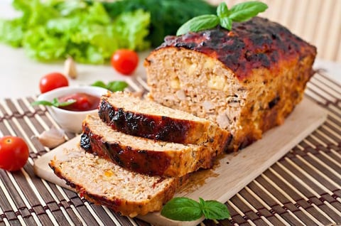 Pain de Viande à L'estragon et Emmental au Four