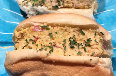 Pains Farcis au Poulet et Jambon