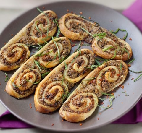 Palmiers Apéritifs Olive Feta