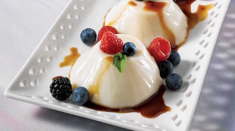 Panna cotta à la Boisson de Soya et au Sirop de Café
