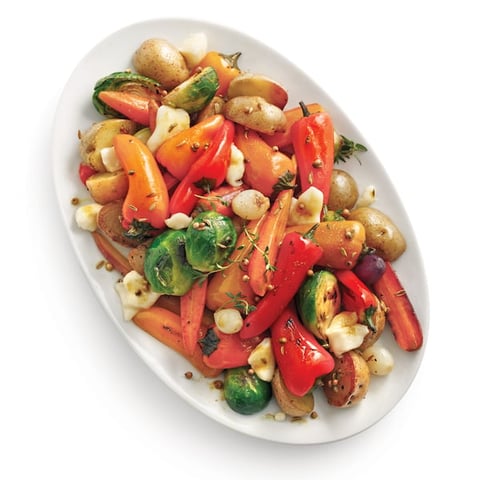Papillote de Légumes et Fromage en Grains