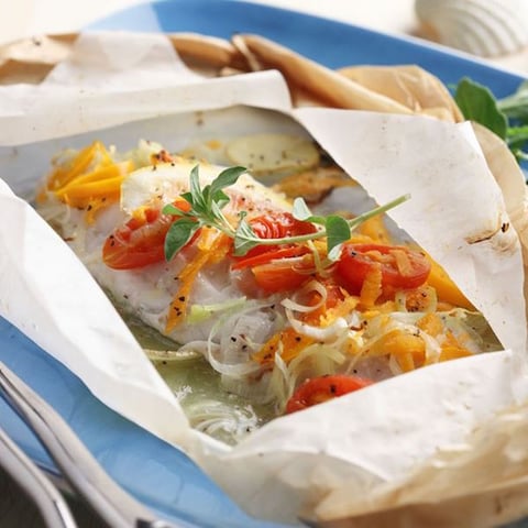 Papillote de Poisson à la Provencale