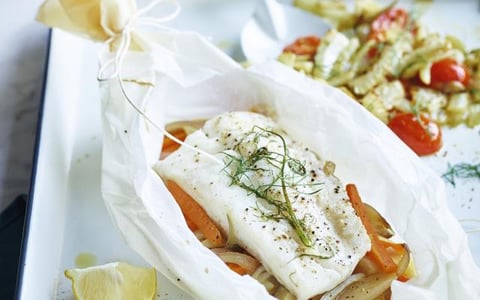 Papillote de Poisson au Fenouil