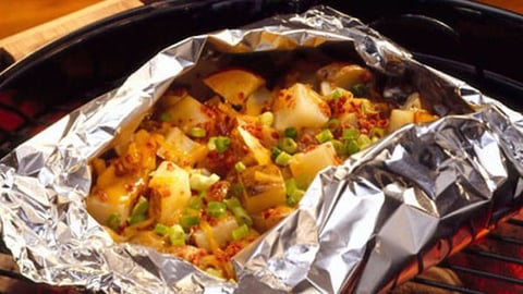 Papillote de Pommes de Terre au Cheddar Fumé