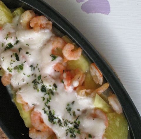 PAPILLOTES DE CREVETTES ET ANANAS SANS GLUTEN SANS LAIT