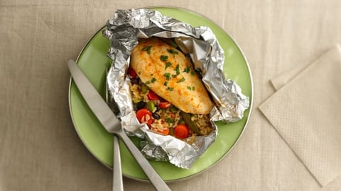 Papillotes de Poulet au Miel et à la Sauce Sriracha
