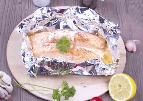 PAPILLOTES DE SAUMON AU BBQ