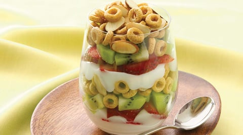 Parfaits aux Kiwis et à la Vanille avec Garniture Croquante