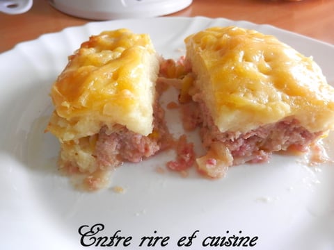 Parmentier de Jambon et Poireaux