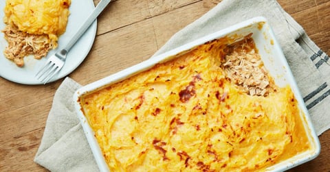 Parmentier D'effiloché de Poulet à L'érable et à la Bière