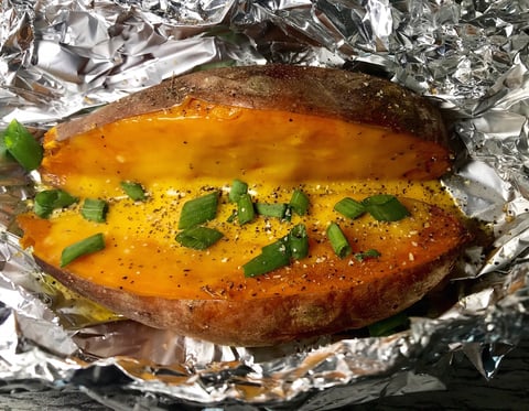 Patate Douce Gratinée Cuit au Four