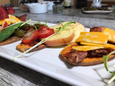 Patates Douces en Toast