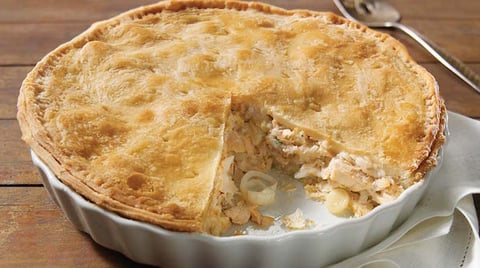 Pâté au Saumon et aux Poireaux