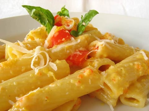 Pâtes à la Sauce aux Poivrons sans Gluten