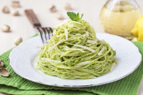 Pâtes au Pesto de Basilic