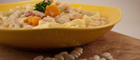 PÂTES AUX HARICOTS BLANCS – PASTA E FAGIOLI