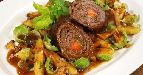 Paupiettes de Dinde aux Pommes de Terre