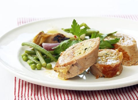 Paupiettes de Veau Farcies au Riz et au Persil