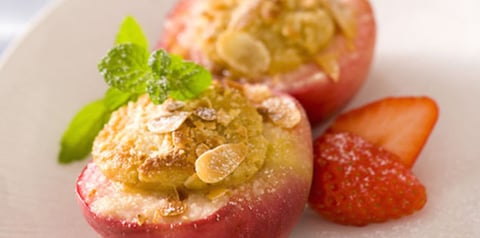 Pêches Gratinées