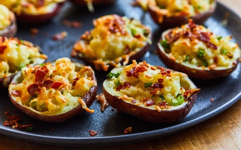 Pelures de Pommes de Terre Gratinées
