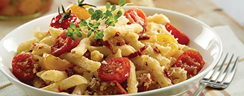 Penne à la Ricotta et aux Tomates Confites